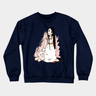 Creepy Doll Girl... and Friend Crewneck Sweatshirt